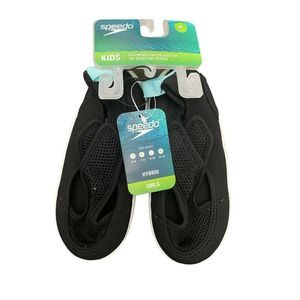 Girls Speedo water‎ shoes Hybrid Black M 7-8 New Toddler
